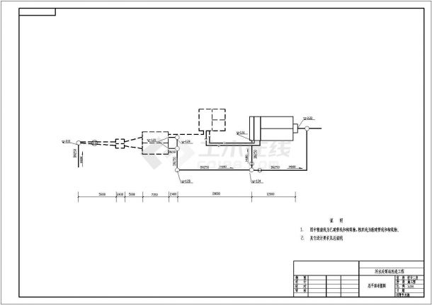 某城市民生建筑电气配电系统布线设计CAD资料-图二