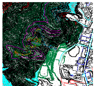 某国家湿地公园CAD景观施工图全套-图一