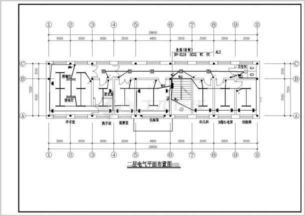 某地区民生建筑指挥中心电施系统布线设计CAD资料-图一