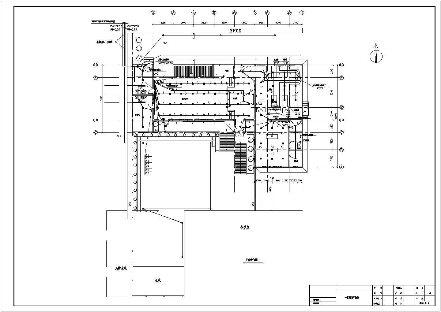 某地区民生建筑弱电施系统布线设计CAD资料