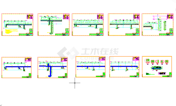 五套隧道常用cad结构电气施工图纸-图一