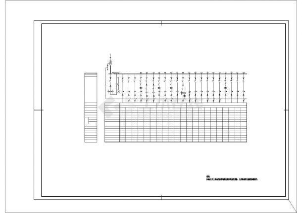石化厂高低压系统图CAD详图-图一