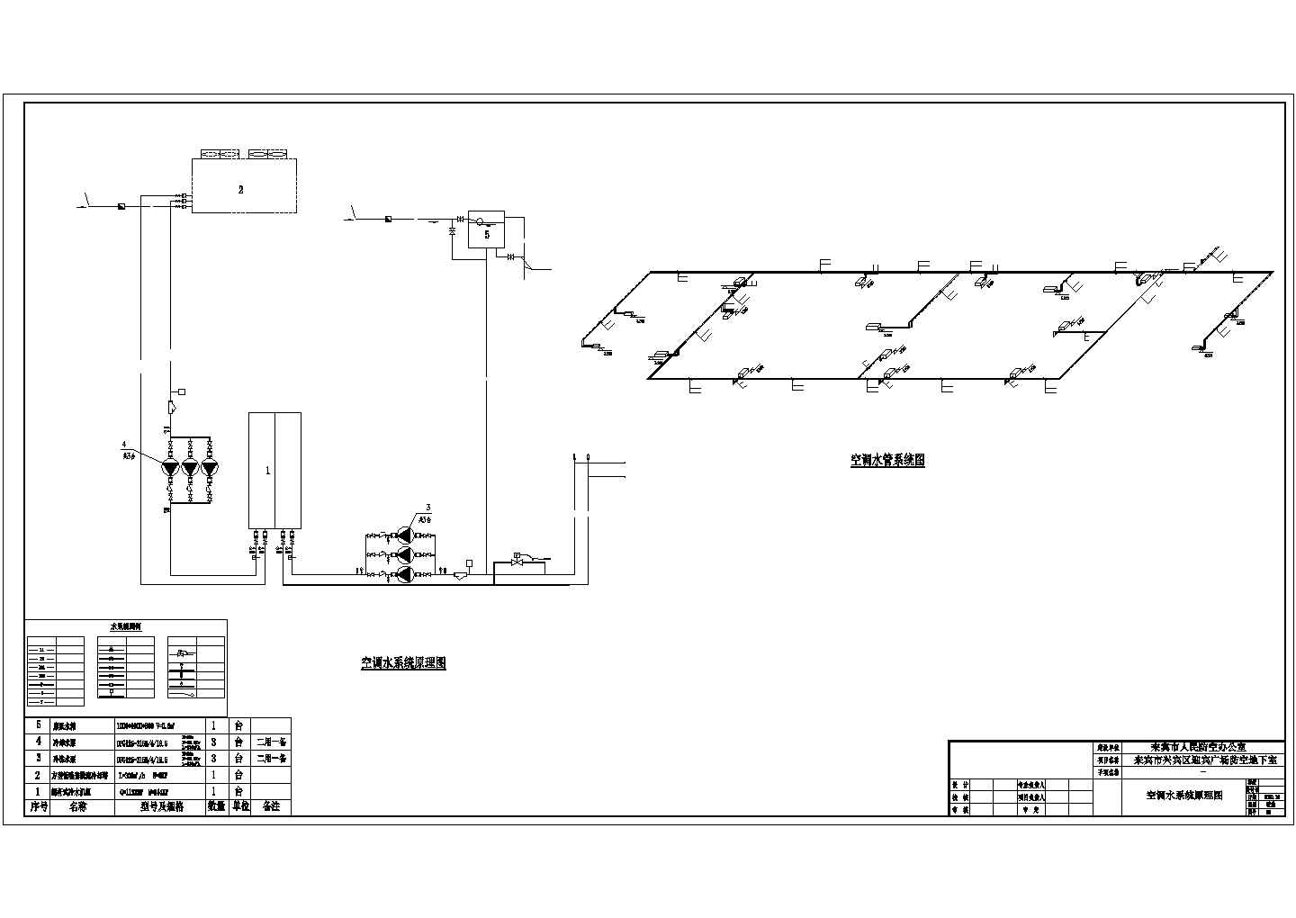 地下人防工程暖通设计CAD图