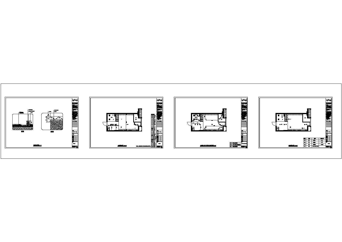 某现代风格办公室凯隆地产样板房CAD室内设计装修图