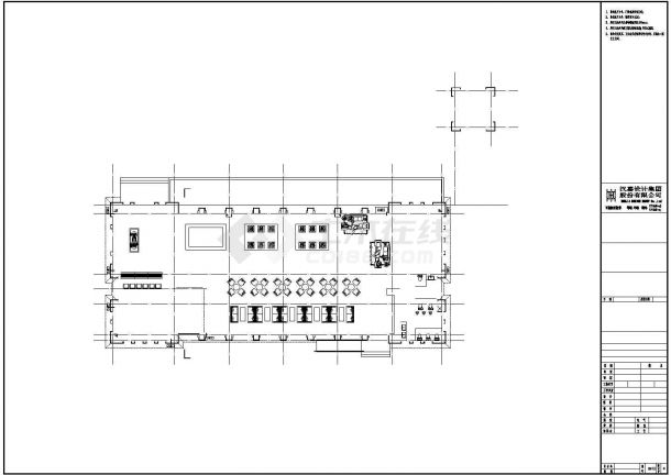某保利售楼部CAD建筑设计图-图二