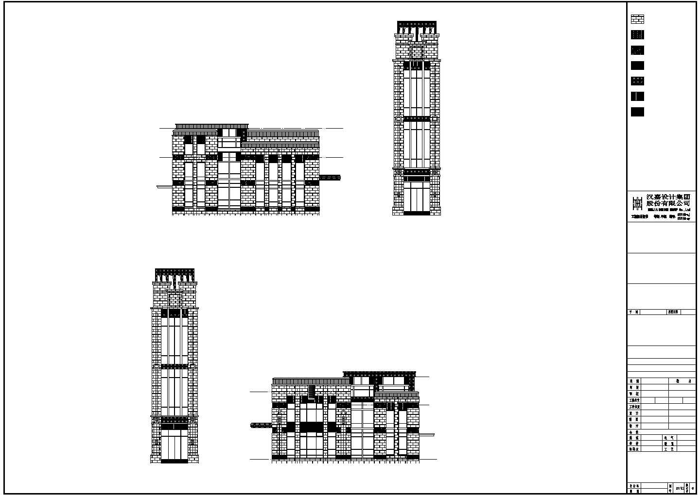 某保利售楼部CAD建筑设计图