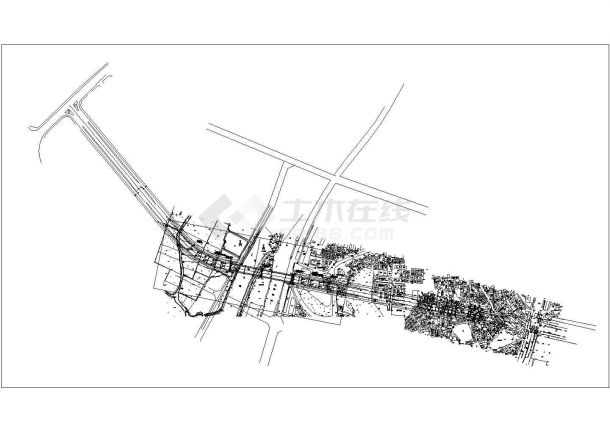 某东莞鸿福桥（2×125m）钢管砼拱桥CAD钢结构设计图-图二