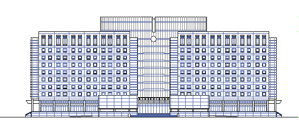 [浙江]-龙游城市政中心建筑设计cad施工图