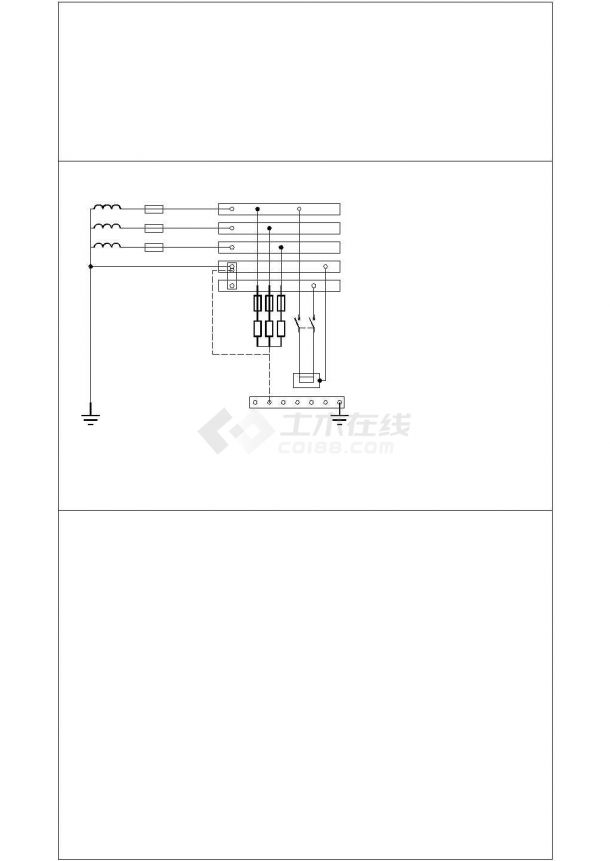 建筑工程防雷接地系统电气设计参考布置图-图一