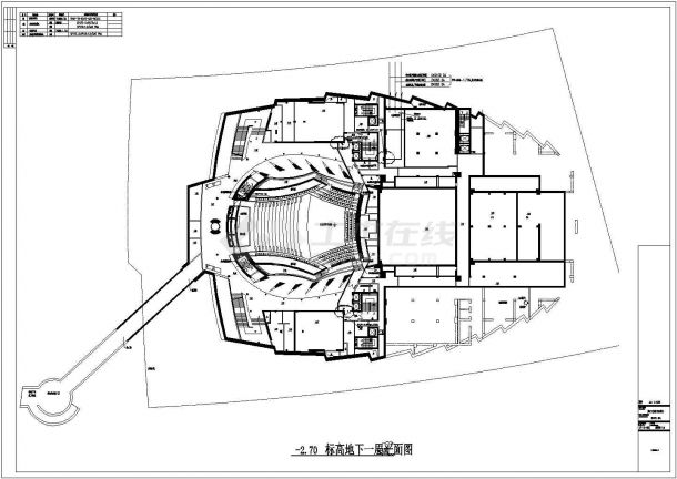 [温州]大型剧院建筑全套电气施工cad图纸（知名设计院审图意见）-图二