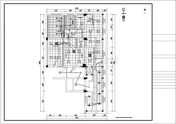 某地区样板房电路施工CAD详图-图一