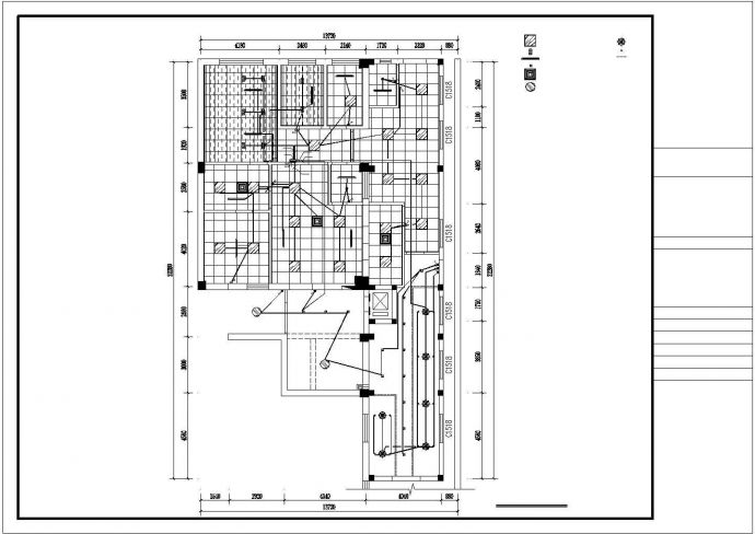 某地区样板房电路施工CAD详图_图1