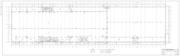 纺丝车间建筑平面图纸-图一