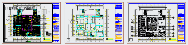 某金德威科技园办公楼CAD建筑设计施工图带效果图-图二