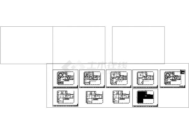 某漫生活音乐餐厅CAD建筑设计施工图带效果图-图二