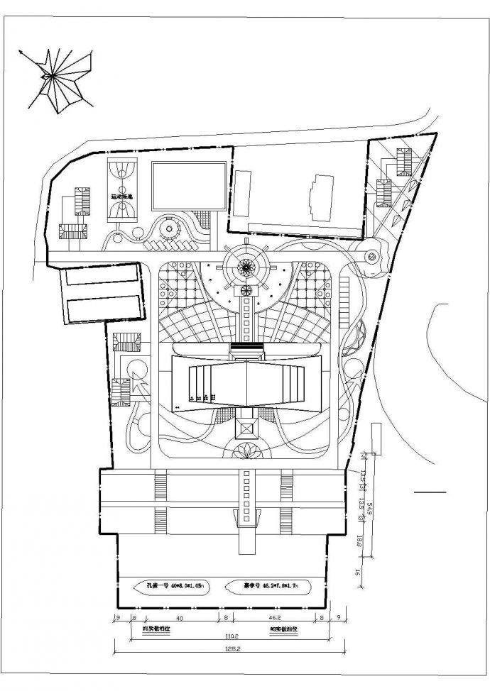 某港口训练基地CAD设计图_图1