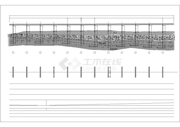某嘉陵江大桥62+3x110+62连续CAD钢结构设计图-图一