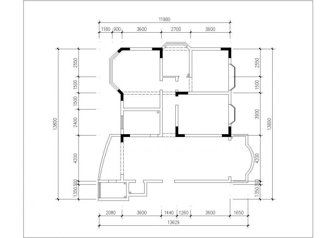 家装施工CAD图_图1