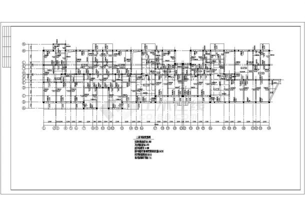 某地区市中心高层阁楼框架极简风格民居楼设计CAD资料-图二