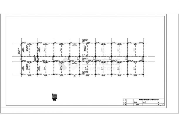 3100平米四层框架结构综合办公楼毕业设计（含计算书、建筑结构图）-图一