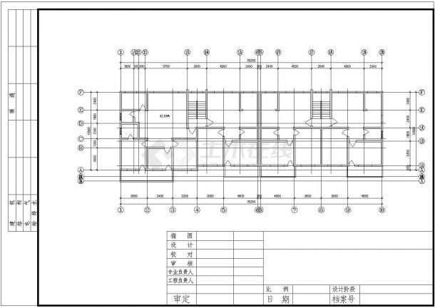广西柳州市屏山景中苑CAD设计图-图一