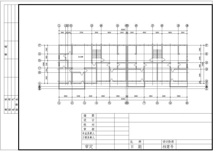 广西柳州市屏山景中苑CAD设计图_图1