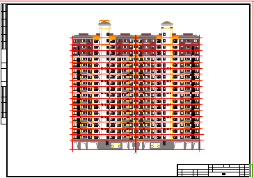 18层钢混剪力墙结构住宅楼cad施工图（含建筑结构）-图一