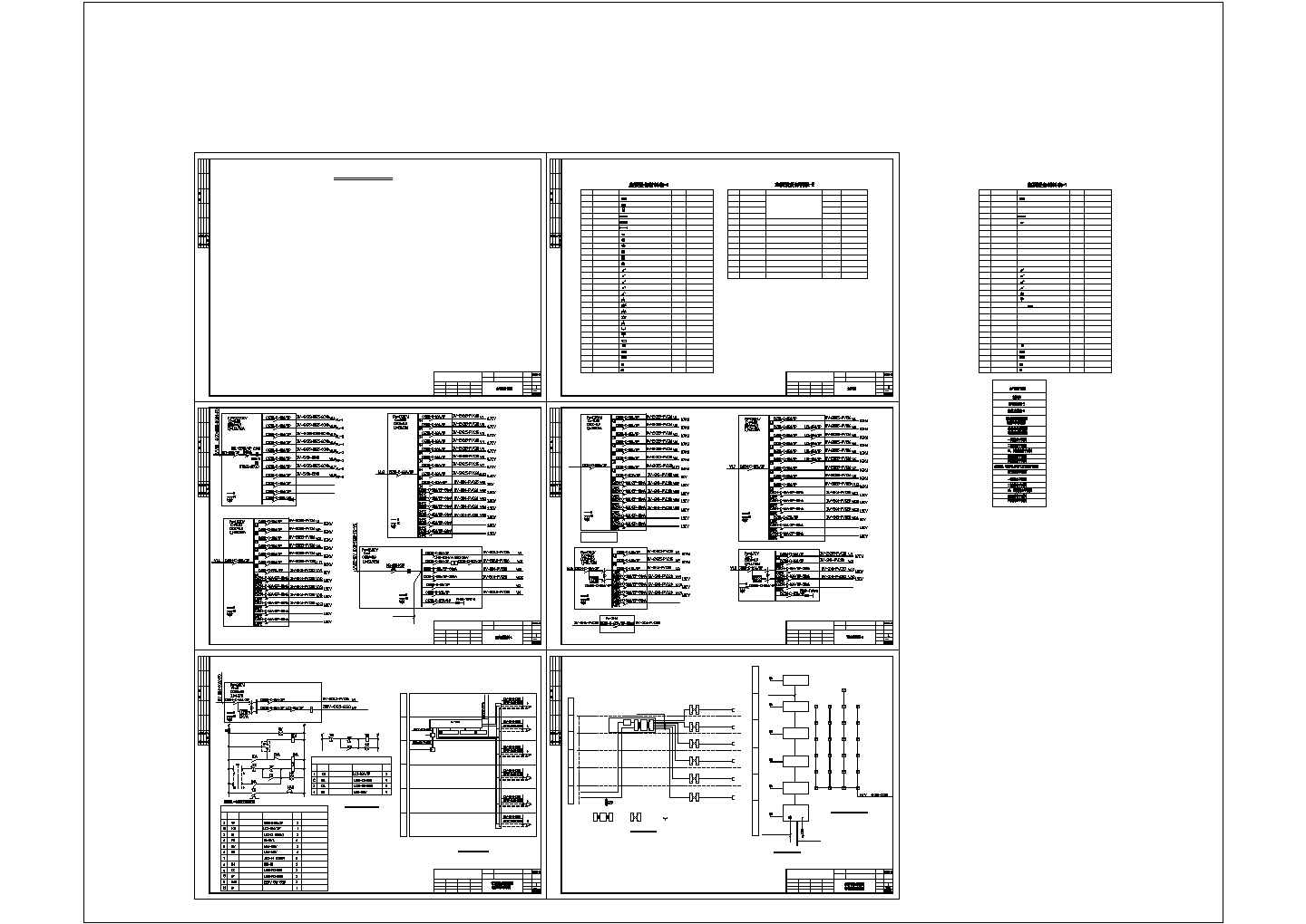 某6层办公楼电气施工设计图