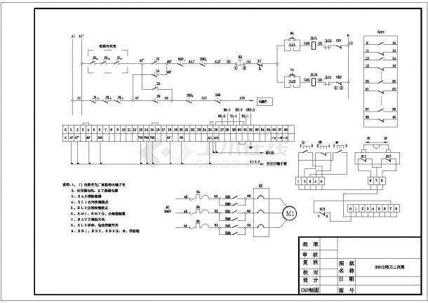 萍乡工厂高压配电系统CAD电气设计完整图-图一