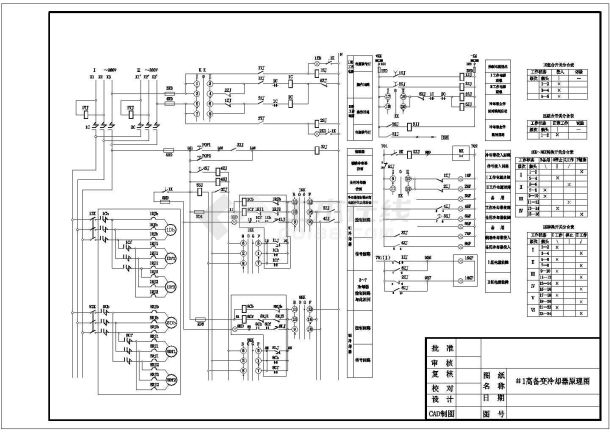 萍乡工厂高压配电系统CAD电气设计完整图-图二