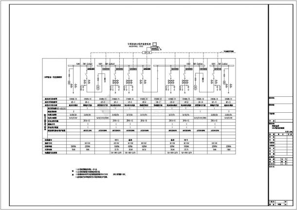 揭阳工厂高压配电系统CAD电气设计完整图-图二