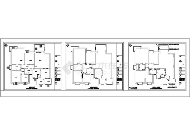 某新中式3室2厅2卫CAD室内装修设计大样施工图-图二