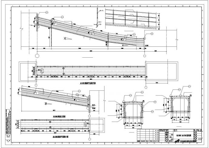 钢结构通廊建筑设计图_图1