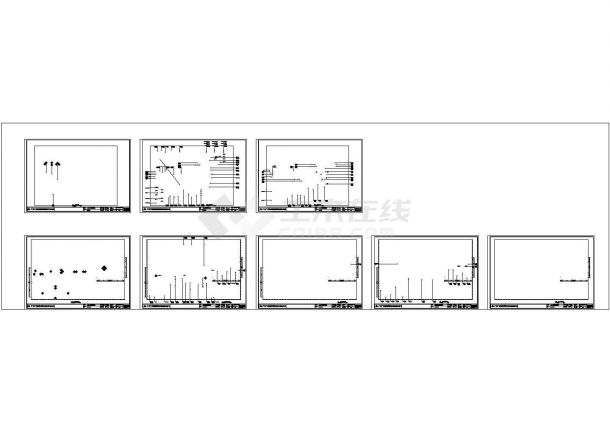 某沈阳人山人海美食餐厅CAD建筑设计图-图二