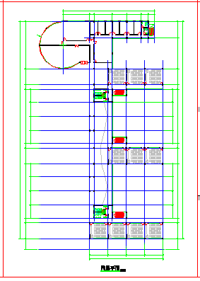 某小学四层教学楼建筑设计CAD图纸_图1