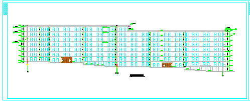 某学生公寓E栋建筑设计CAD施工图-图二