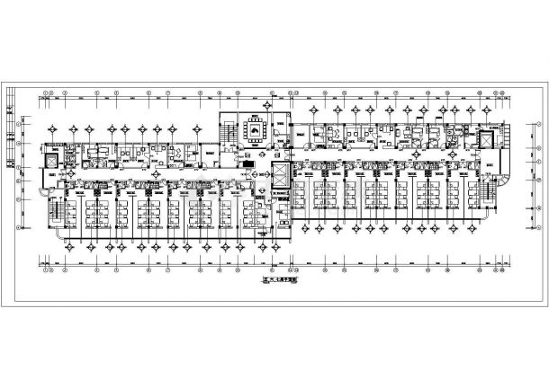 某医院平面布置设计cad施工图-图二