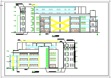 某学校食堂建筑设计CAD施工图（含设计说明）-图二