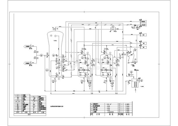 亚临界机组凝结水精处理系统CAD设计图-图二
