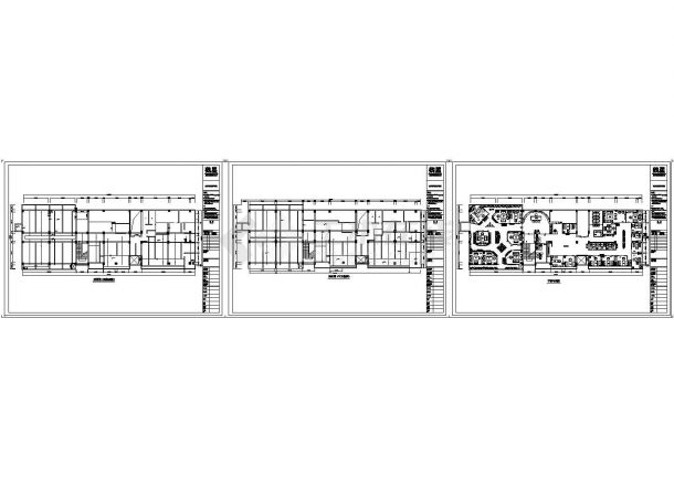 某经七路茶楼CAD建筑设计图纸-图一