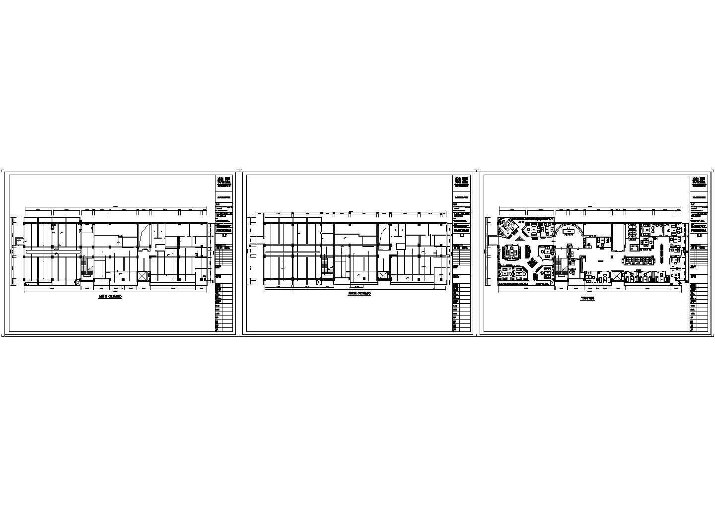 某经七路茶楼CAD建筑设计图纸