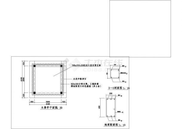 木景亭工程CAD设计图-图二