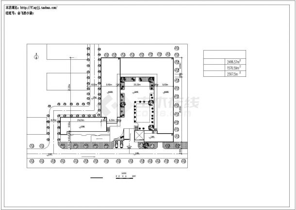 二层2567.5平米幼儿园建筑设计施工图-图一