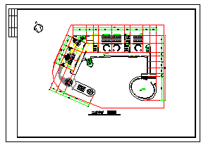 某幼儿园建筑cad方案设计施工图-图二