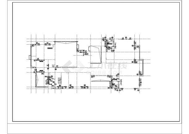 多层及高层商业建筑采暖通风排烟系统设计施工CAD图（含幼儿园设计 车库设计）-图一