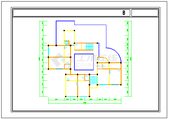 某地幼儿园建筑方案设计施工图纸-图二
