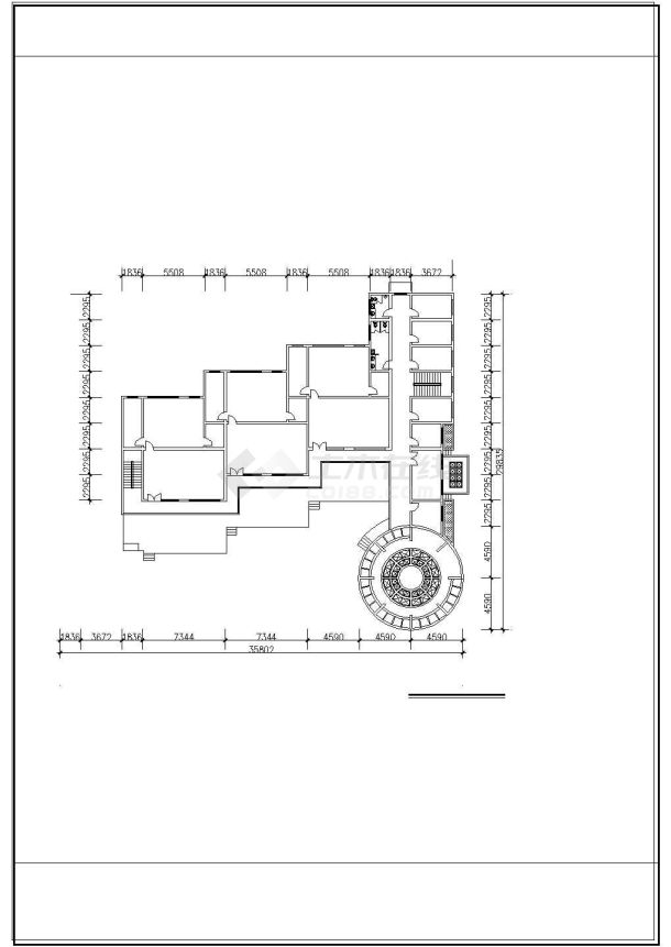6班：长30.3米 宽29.9米 2层幼儿园建筑方案设计图-图一