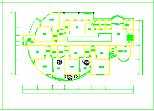 某地两层幼儿园CAD建筑设计施工图纸-图二