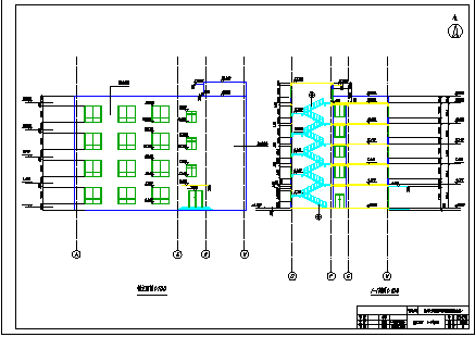 某地四层框架结构教学楼建筑工程量计算实例（含cad图纸）_图1