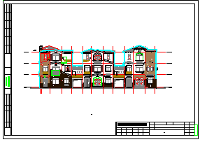 某地3层复式别墅建筑结构设计cad施工图-图一